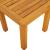 Masă laterală Ulei Natural 35 x 35 x 34 cm Lemn Solid de Acacia GartenMobel Dekor