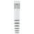 Spot de tavan cu lumina reflectoarelor Alb 73 x 6 x 16 cm Metal GartenMobel Dekor