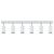 Spot de tavan cu lumina reflectoarelor Alb 73 x 6 x 16 cm Metal GartenMobel Dekor