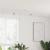 Spot de tavan Alb 176,5 x 12,5 x 13,5 cm Metal GartenMobel Dekor