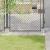 Baze stâlp pătrate 4 buc Argintiu 46x46 mm Oțel galvanizat GartenMobel Dekor