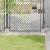 Baze stâlp pătrate 4 buc Argintiu 51x51 mm Oțel galvanizat GartenMobel Dekor