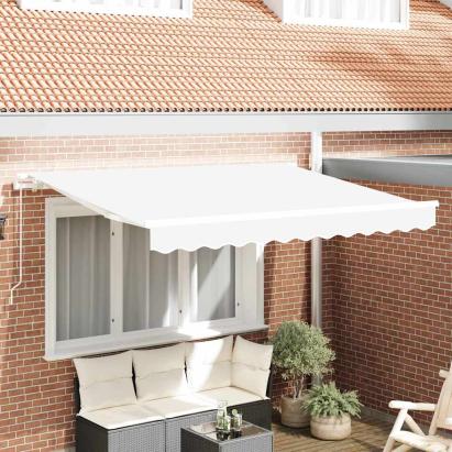 Material de înlocuire pentru copertină Alb 330 x 195 cm GartenMobel Dekor