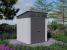 Casuta de gradina din rasina SIRIUS PENT 6x6 cu usa dubla si ventilatie