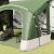 Cort Caravan 3-Persoană cu acoperiș Verde 330 x 252 x 245 cm GartenMobel Dekor