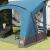 Cort Caravan 3-Persoană cu acoperiș albastru 330 x 252 x 245 cm GartenMobel Dekor