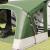 Cort Caravana 5-Persoane cu acoperiș Verde 410 x 275 x 245 cm GartenMobel Dekor