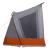 Cort Caravana 5-Persoane Gri și Portocalie 410 x 275 x 245 cm GartenMobel Dekor