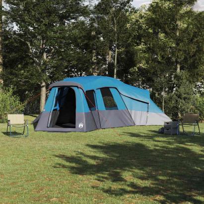 Cort de Familie cu acoperiș albastru 762 x 655 x 218 cm tafta GartenMobel Dekor