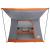 Cort de Camping Gri și Portocalie 282 x 225 x 154 cm tafta GartenMobel Dekor