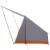 Cort de Camping Gri și Portocalie 282 x 225 x 154 cm tafta GartenMobel Dekor