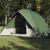 Cort de Camping cu acoperiș Verde 320 x 275 x 190 cm tafta GartenMobel Dekor