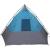 Cort Tipi cu acoperiș albastru 383 x 338 x 217 cm tafta GartenMobel Dekor