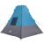 Cort Tipi cu acoperiș albastru 383 x 338 x 217 cm tafta GartenMobel Dekor