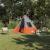 Cort Tipi Gri și Portocalie 383 x 338 x 217 cm tafta GartenMobel Dekor