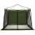 Cort interior cu acoperiș Verde 303 x 303 x 196 cm tafta GartenMobel Dekor