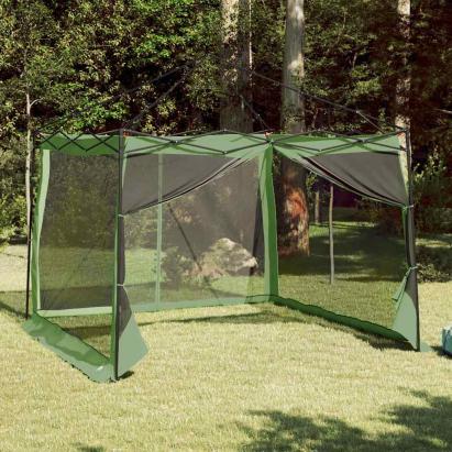 Cort interior cu acoperiș Verde 303 x 303 x 196 cm tafta GartenMobel Dekor