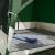 Cort interior cu acoperiș Verde 291 x 291 x 240 cm tafta GartenMobel Dekor