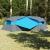 Cort interior cu acoperiș albastru 520 x 520 x 190 cm tafta GartenMobel Dekor