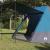 Cort de Camping cu acoperiș albastru 482 x 360 x 227 cm tafta GartenMobel Dekor