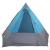 Cort de Camping cu acoperiș albastru 482 x 360 x 227 cm tafta GartenMobel Dekor