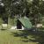Cort de Camping cu acoperiș Verde 275 x 230 x 140 cm tafta GartenMobel Dekor