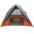 Cort de Camping Gri și Portocalie 275 x 230 x 140 cm tafta GartenMobel Dekor