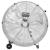 Ventilator cu tambur cu roata Argintiu 79 x 37 x 82 cm Aluminiu GartenMobel Dekor