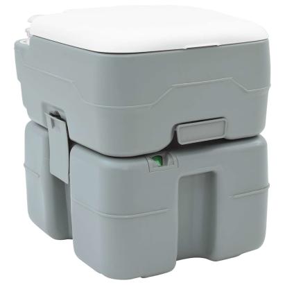 Toaletă de camping Gri 41,5 x 36,5 x 42 cm GartenMobel Dekor