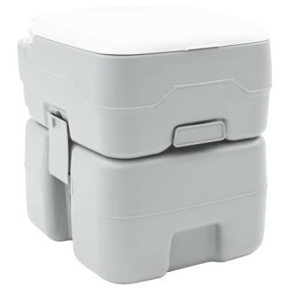 Toaletă de camping Gri 41,5 x 36,5 x 42 cm GartenMobel Dekor