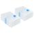 Pungi de stocare 10 pcs Transparent și Albastru 70 x 50 cm GartenMobel Dekor