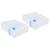 Pungi de stocare 10 pcs Transparent și Albastru 130 x 100 cm GartenMobel Dekor