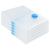 Pungi de stocare 5 pcs Transparent și Albastru 80 x 60 cm GartenMobel Dekor