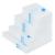 Pungi de stocare 15 pcs Transparent și Albastru 130 x 100 cm GartenMobel Dekor