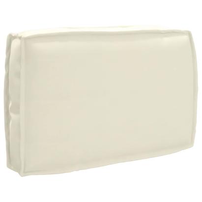 Pernă Crem 60 x 40 x 12 cm Material Oxford GartenMobel Dekor