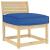Pernă Albastru regal 60 x 60 x 12 cm Material Oxford GartenMobel Dekor