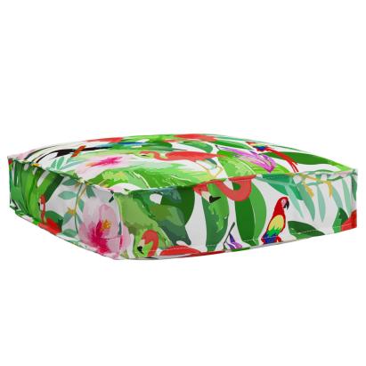 Pernă Floral Multicolour 60 x 60 x 12 cm Material Oxford GartenMobel Dekor