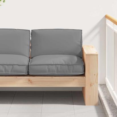 Pernă Gri 80 x 80 x 12 cm Material Oxford GartenMobel Dekor
