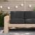 Pernă Negru 80 x 80 x 12 cm Material Oxford GartenMobel Dekor