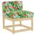 Pernă Floral Multicolour 70 x 40 x 12 cm Material Oxford GartenMobel Dekor