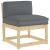 Pernă Antracit 80 x 40 x 12 cm Material Oxford GartenMobel Dekor