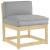 Pernă Gri 80 x 40 x 12 cm Material Oxford GartenMobel Dekor