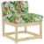 Pernă Floral Multicolour 80 x 40 x 12 cm Material Oxford GartenMobel Dekor