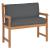 Pernă Antracit 120 x 40 x 12 cm Material Oxford GartenMobel Dekor