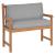 Pernă Gri 120 x 40 x 12 cm Material Oxford GartenMobel Dekor