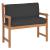 Pernă Negru 120 x 40 x 12 cm Material Oxford GartenMobel Dekor