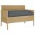 Pernă Antracit 120 x 60 x 12 cm Material Oxford GartenMobel Dekor
