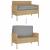 Pernă Gri 120 x 60 x 12 cm Material Oxford GartenMobel Dekor