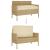Pernă Bej 120 x 60 x 12 cm Material Oxford GartenMobel Dekor