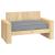 Pernă Gri 120 x 80 x 12 cm Material Oxford GartenMobel Dekor